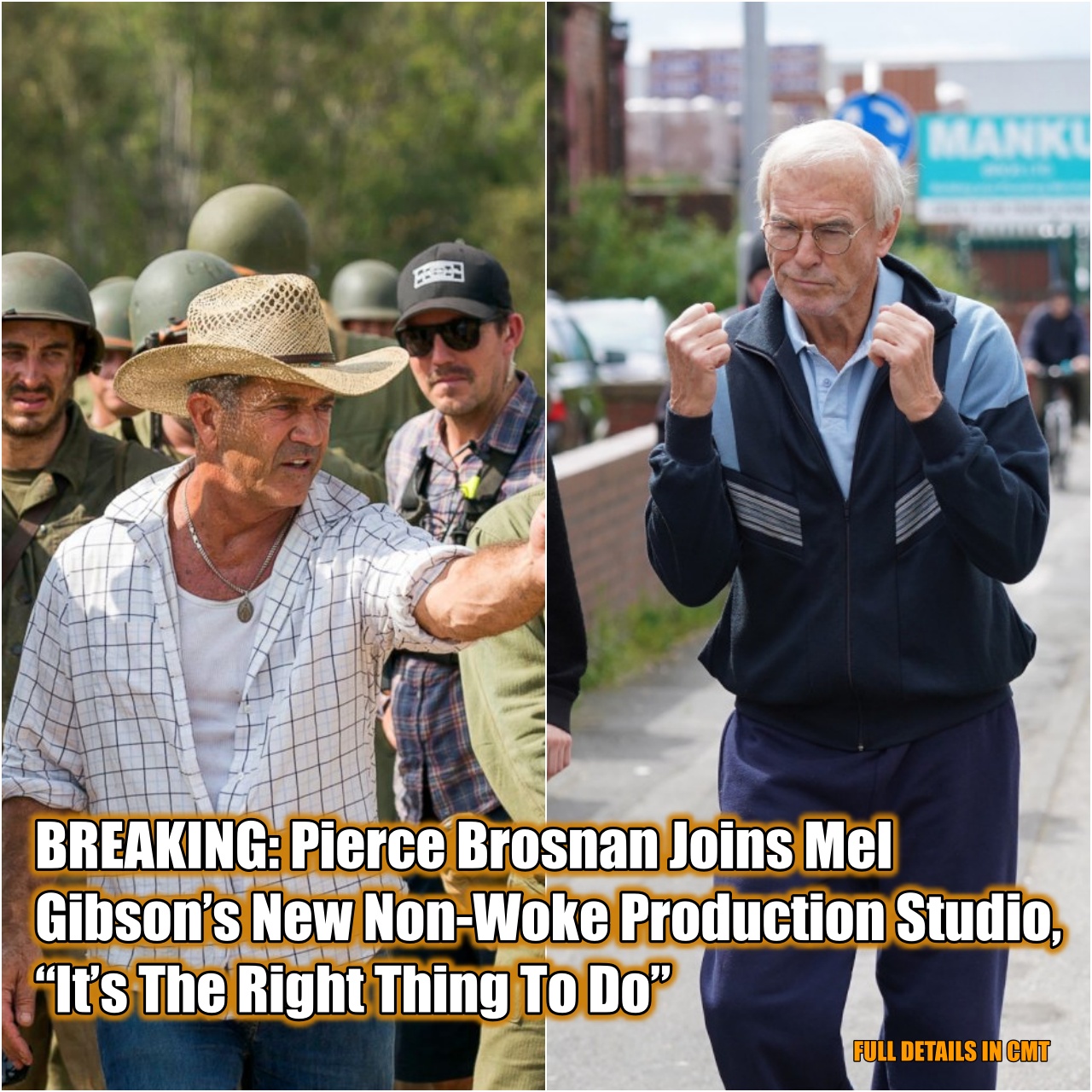 Pierce Brosnan Joins Mel Gibson’s New Non-Woke Production Studio, “It’s