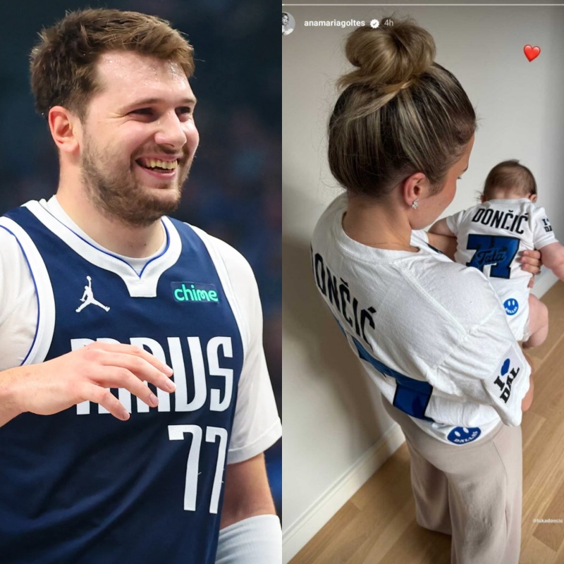 PHOTO: Luka Doncic’s Fiancee Anamira Goltes and Baby Gabriela CAPTURED ...